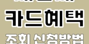 재산세 카드혜택