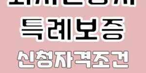 최저신용자 특례보증