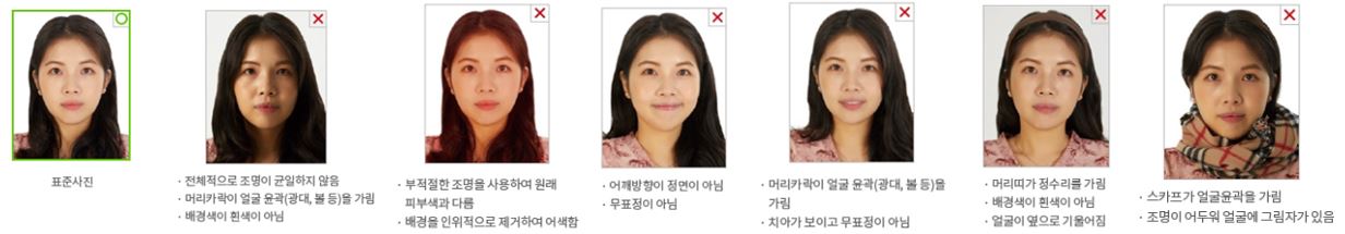 여권 사진 주의사항 2